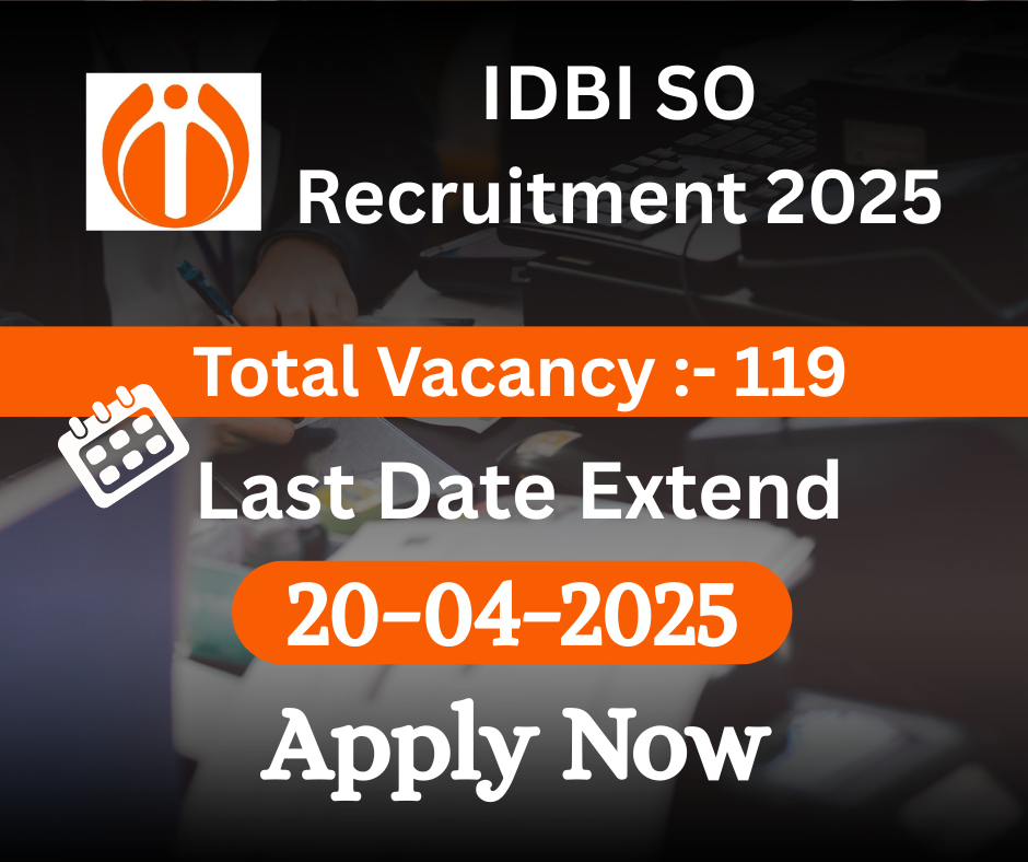 IDBI Bank SO Recruitment 2025
